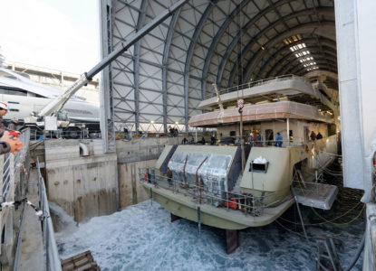 Dry-dock solutions for yachts over 60m LOA