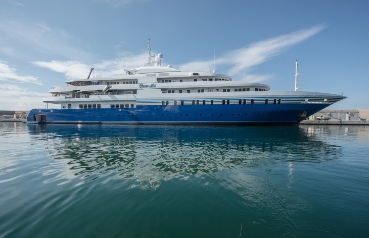 The PY ‘Queen Miri’ rebuild & lengthening project completed at Amico & Co
