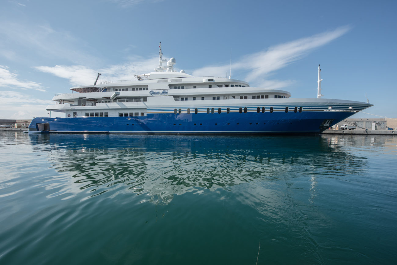 The PY ‘Queen Miri’ rebuild & lengthening project completed at Amico & Co
