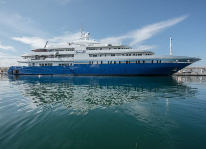 The PY ‘Queen Miri’ rebuild & lengthening project completed at Amico & Co