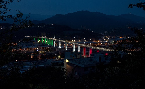 Genoa's new San Giorgio bridge opened