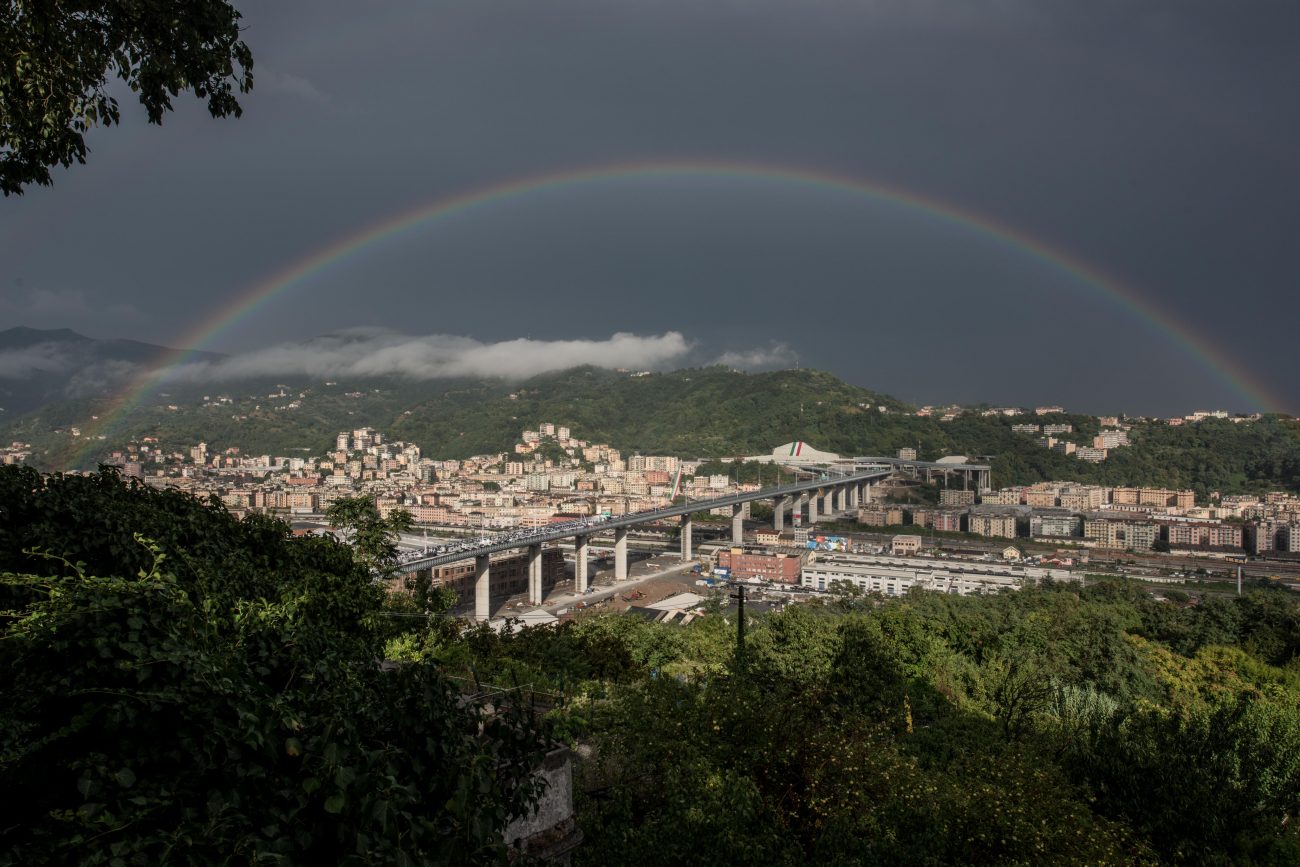 Genoa's new San Giorgio bridge opened