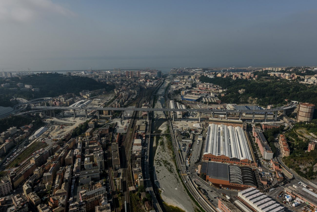 Genoa's new San Giorgio bridge opened