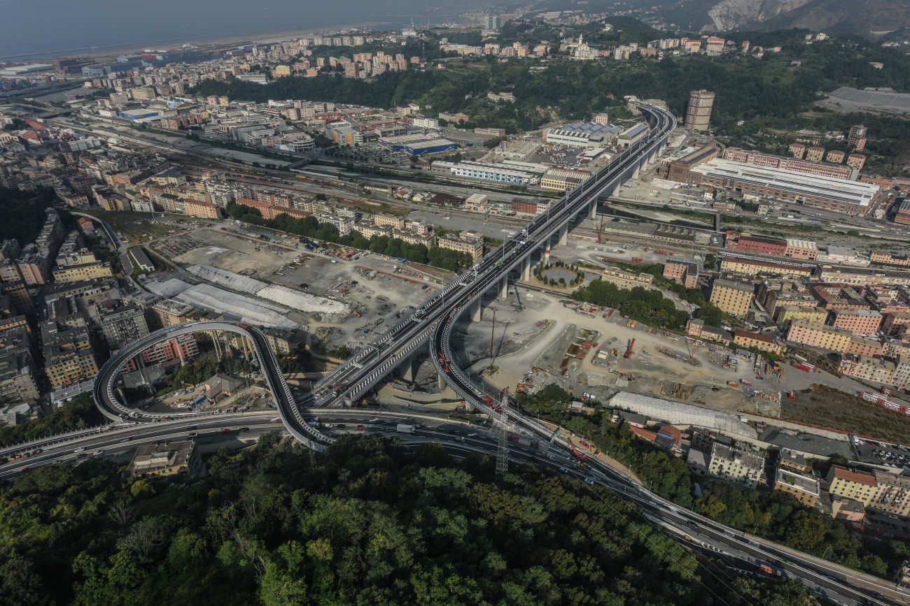 Genoa's new San Giorgio bridge opened